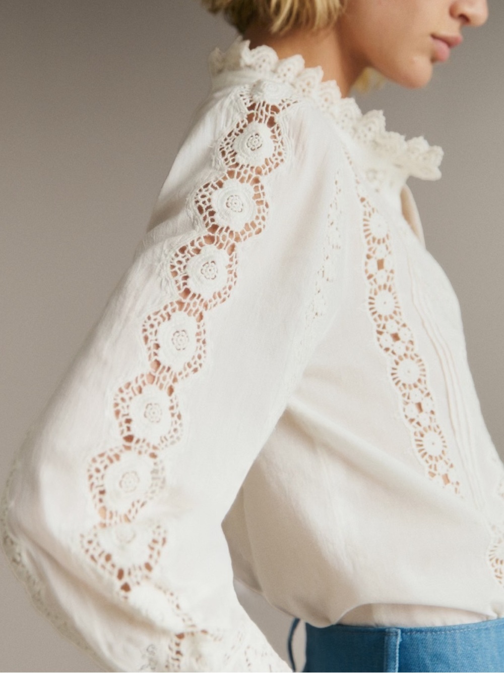 Sezane | Top | RYM Shirt Ecru - Picture 5 of 11